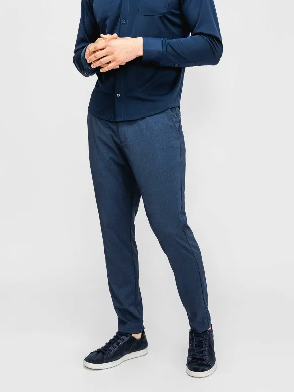Men'S Ministry of Supply Azurite Heather Men'S Velocity Pull-On Pant