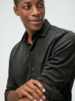 Men'S Ministry of Supply Black Men'S Apollo Dress Shirt