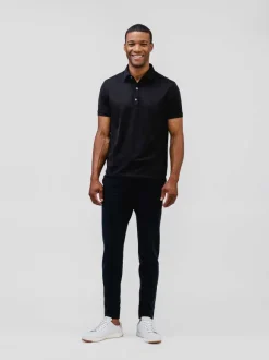 Men'S Ministry of Supply Black Men'S Apollo Polo