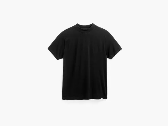 Men'S Ministry of Supply Black Men'S Atlas High Crew Tee