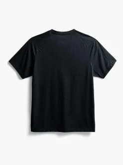 Men'S Ministry of Supply Black Men'S Composite Merino Raglan Tee