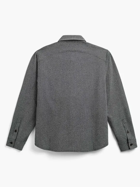 Men'S Ministry of Supply Black Tweed Men'S Fusion Overshirt