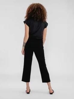 Women'S Ministry of Supply Black Women'S Composite Merino V-Neck Tee