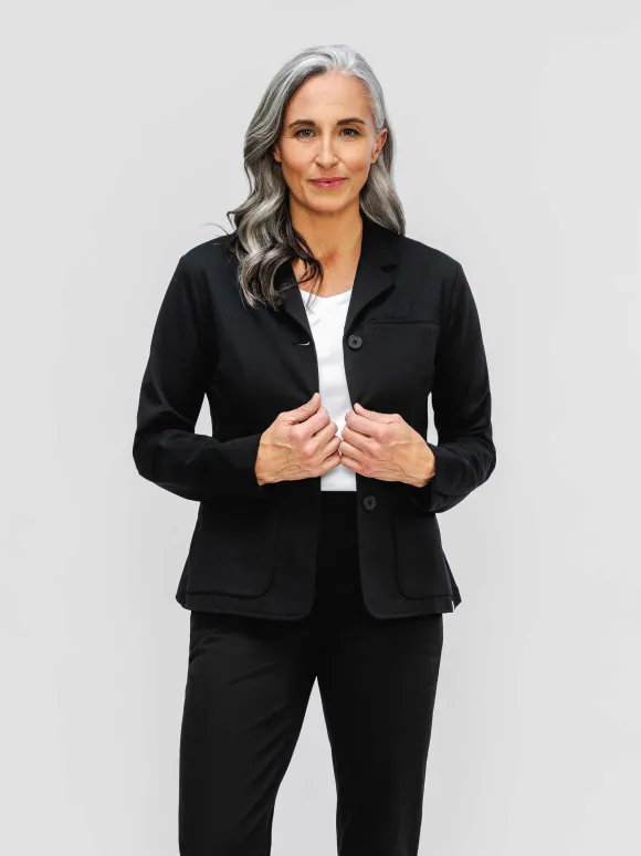 Women'S Ministry of Supply Black Women'S Kinetic Blazer