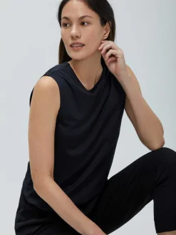 Women'S Ministry of Supply Black Women'S Luxe Touch Tank