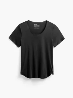 Women'S Ministry of Supply Black Women'S Luxe Touch Tee