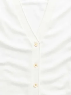 Women'S Ministry of Supply Bone Women'S Atlas Air Button-Front Cardigan