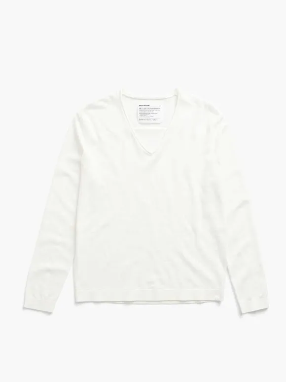 Women'S Ministry of Supply Bone Women'S Atlas Air V-Neck Sweater
