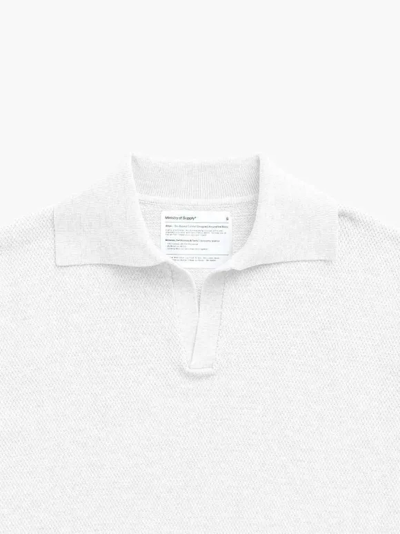 Women'S Ministry of Supply Bone Women'S Labs Atlas Polo Sweater
