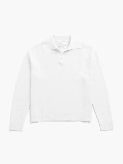 Women'S Ministry of Supply Bone Women'S Labs Atlas Polo Sweater