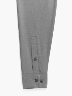 Men'S Ministry of Supply Charcoal End On End Men'S Aerozero° Dress Shirt