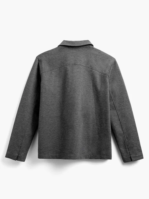 Men'S Ministry of Supply Charcoal Heather Men'S Fusion Chore Coat