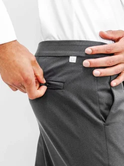 Men'S Ministry of Supply Charcoal Men'S Kinetic Pintuck Pant