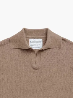 Women'S Ministry of Supply Coffee Women'S Labs Atlas Polo Sweater