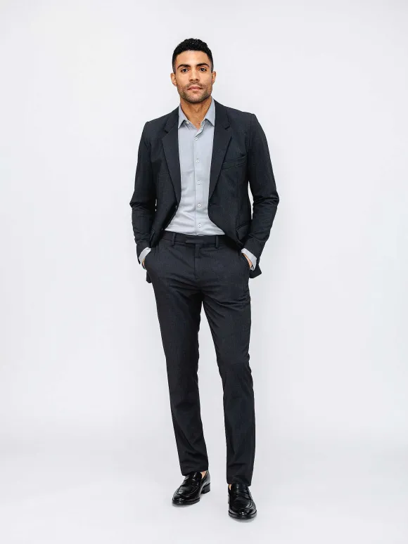 Men'S Ministry of Supply Dark Charcoal Men'S Velocity Suit Jacket