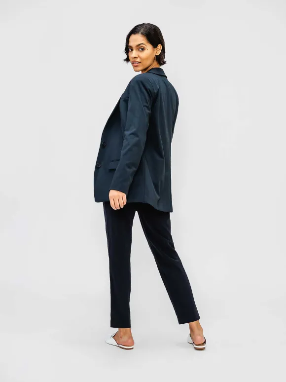 Women'S Ministry of Supply Dark Navy Women'S Velocity Oversized Blazer