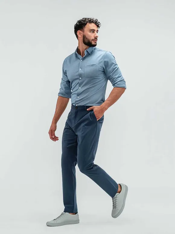 Men'S Ministry of Supply Faded Indigo Men'S Pace Tapered Chino