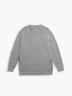 Women'S Ministry of Supply Grey Heather Women'S Atlas Waffle Sweater