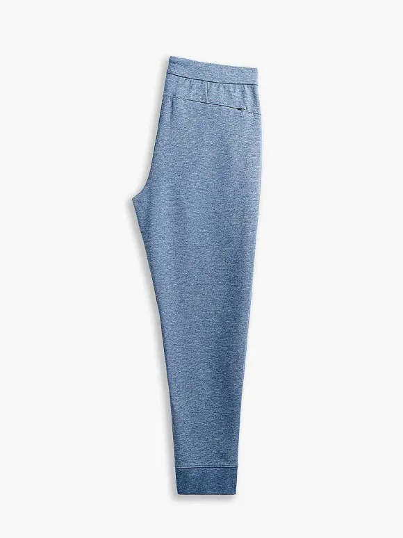 Men'S Ministry of Supply Indigo Heather Men'S Fusion Terry Jogger