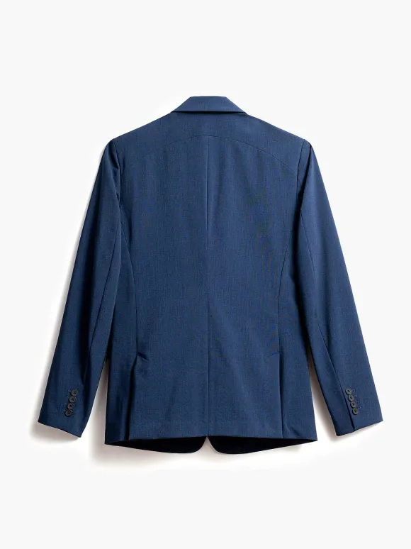 Men'S Ministry of Supply Indigo Heather Men'S Previous Generation Velocity Suit Jacket