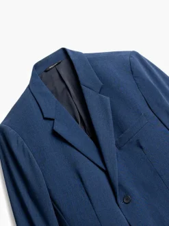 Men'S Ministry of Supply Indigo Heather Men'S Previous Generation Velocity Suit Jacket
