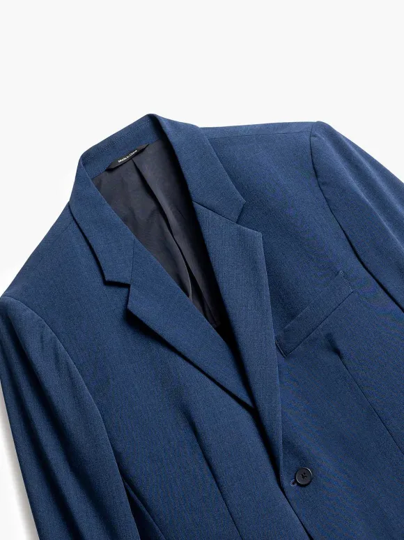 Men'S Ministry of Supply Indigo Heather Men'S Previous Generation Velocity Suit Jacket