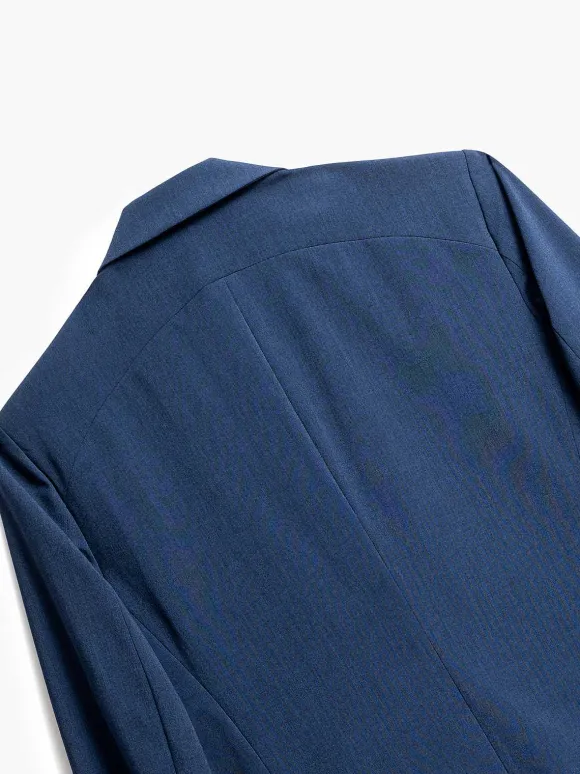 Men'S Ministry of Supply Indigo Heather Men'S Previous Generation Velocity Suit Jacket