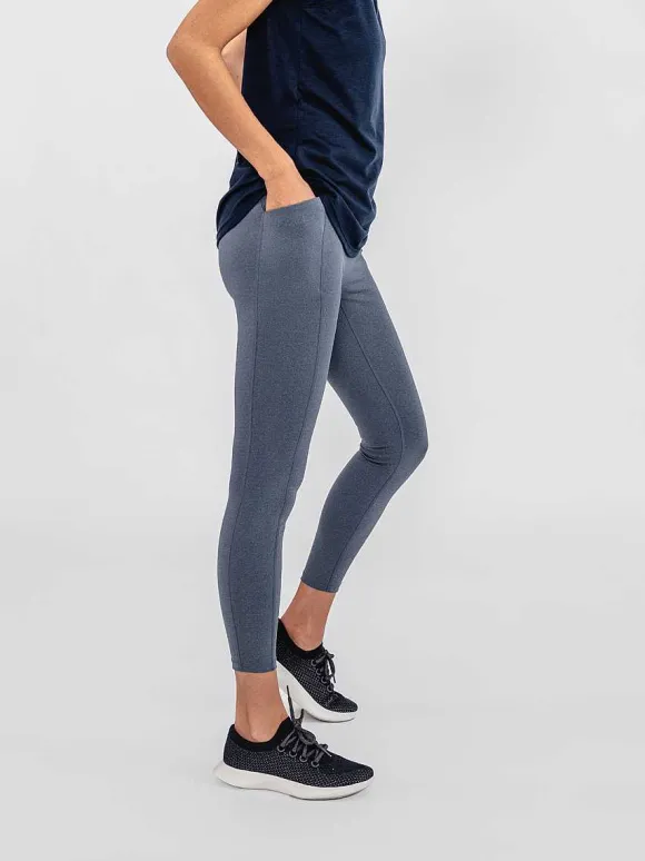 Women'S Ministry of Supply Indigo Heather Women'S Joule Active Legging