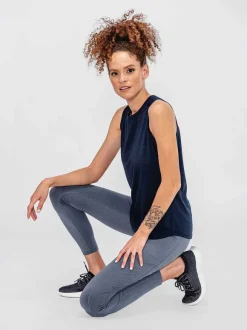Women'S Ministry of Supply Indigo Heather Women'S Joule Active Legging