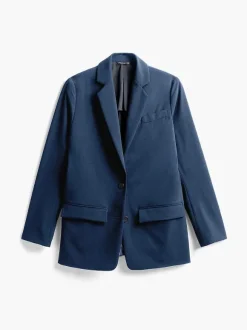 Women'S Ministry of Supply Indigo Heather Women'S Velocity Oversized Blazer