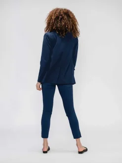 Women'S Ministry of Supply Indigo Heather Women'S Velocity Oversized Blazer