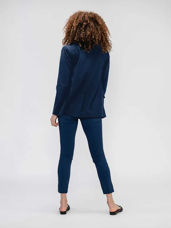 Women'S Ministry of Supply Indigo Heather Women'S Velocity Oversized Blazer