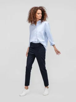 Women'S Ministry of Supply Light Blue Women'S Aerozero° Oversized Shirt