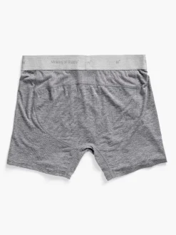 Men'S Ministry of Supply Medium Grey Heather Men'S Composite Merino Boxer Brief