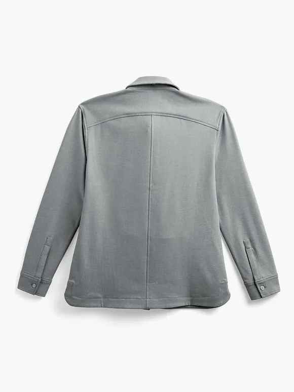 Women'S Ministry of Supply Medium Grey Heather Women'S Fusion Overshirt