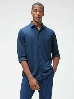 Men'S Ministry of Supply Navy Men'S Apollo Dress Shirt