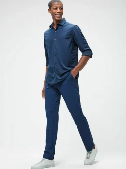 Men'S Ministry of Supply Navy Men'S Apollo Dress Shirt