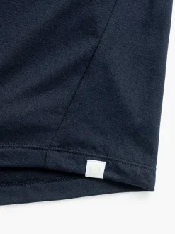 Men'S Ministry of Supply Navy Men'S Composite Merino Long Sleeve Tee