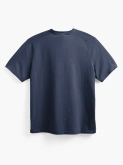 Men'S Ministry of Supply Navy Men'S Composite Merino Raglan Tee