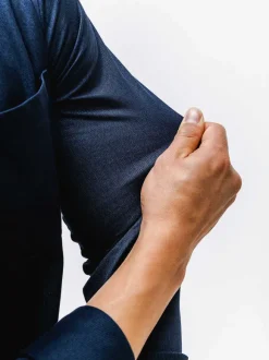 Men'S Ministry of Supply Navy Men'S Hybrid Button-Down
