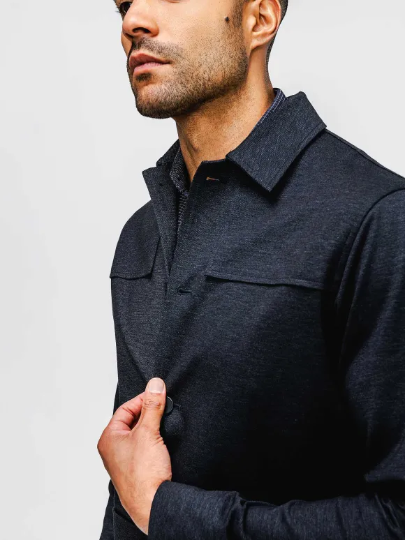 Men'S Ministry of Supply Navy Twill Men'S Fusion Chore Coat