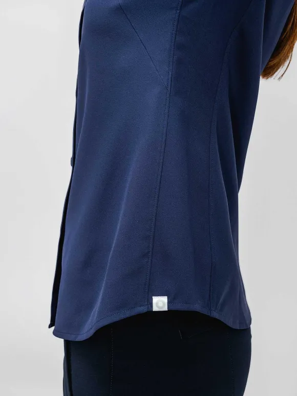 Women'S Ministry of Supply Navy Women'S Aerozero° Classic Shirt