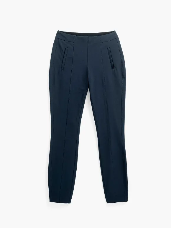 Women'S Ministry of Supply Navy Women'S Kinetic Pintuck Pant
