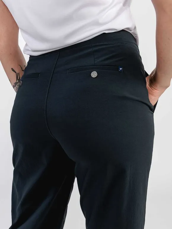 Women'S Ministry of Supply Navy Women'S Pace Poplin Cropped Chino