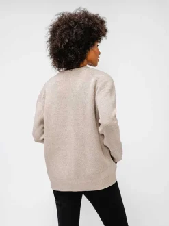 Women'S Ministry of Supply Oatmeal Heather Women'S Atlas Cardigan