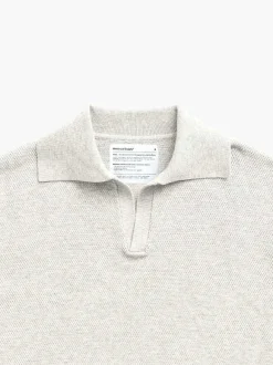 Women'S Ministry of Supply Silver Women'S Labs Atlas Polo Sweater