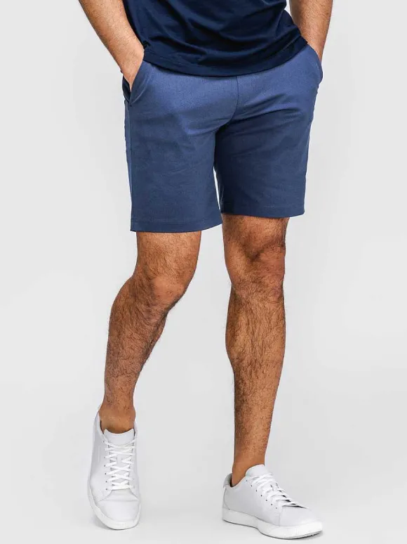 Men'S Ministry of Supply Slate Blue Men'S Kinetic Pull-On Short