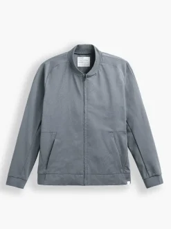 Men'S Ministry of Supply Slate Grey Men'S Kinetic Bomber Jacket