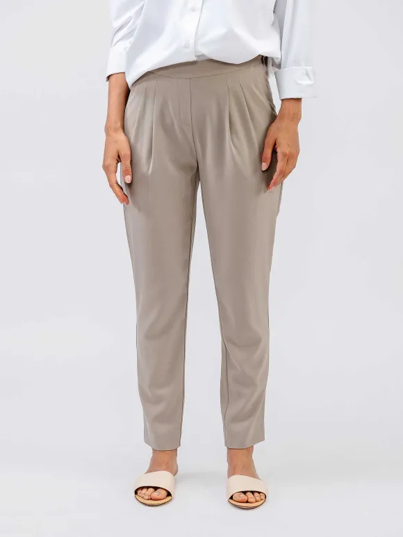 Women'S Ministry of Supply Taupe Women'S Swift Drape Pant