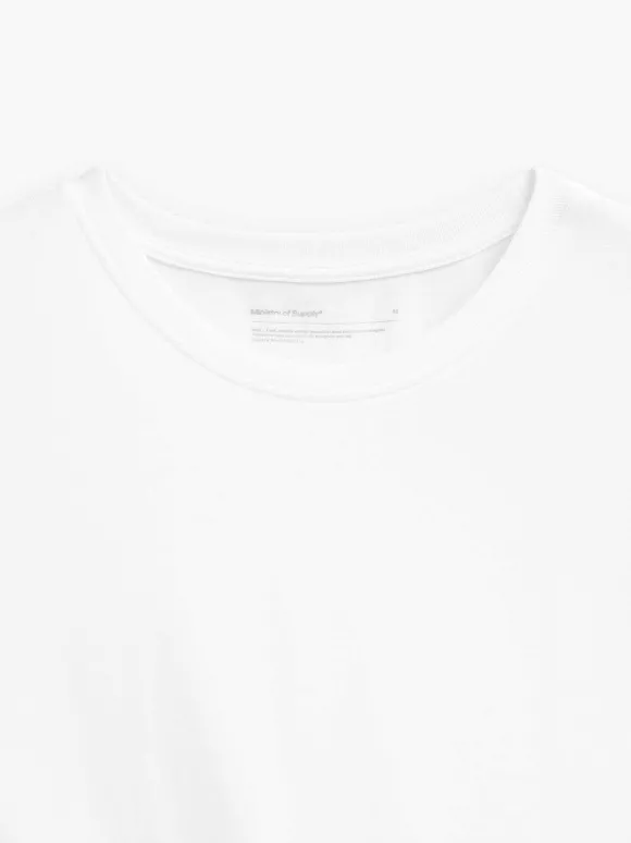 Men'S Ministry of Supply White (Crew Neck) Men'S Atlas Tee